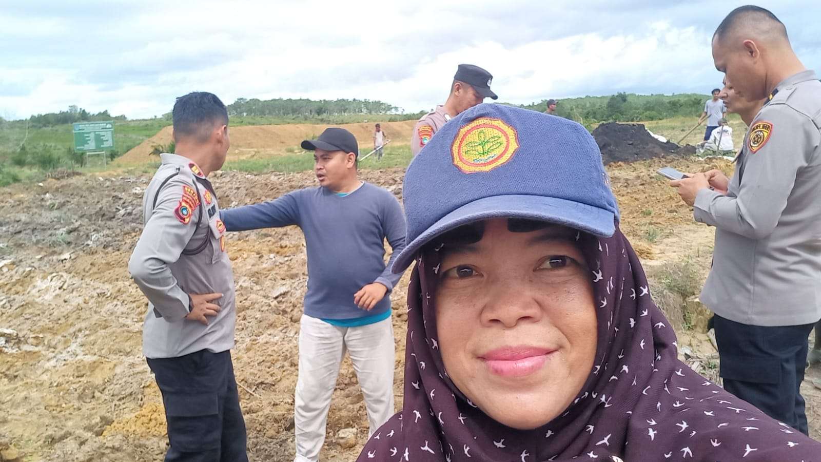 Koordinasi bersama tim dari Polres Bangka Barat
