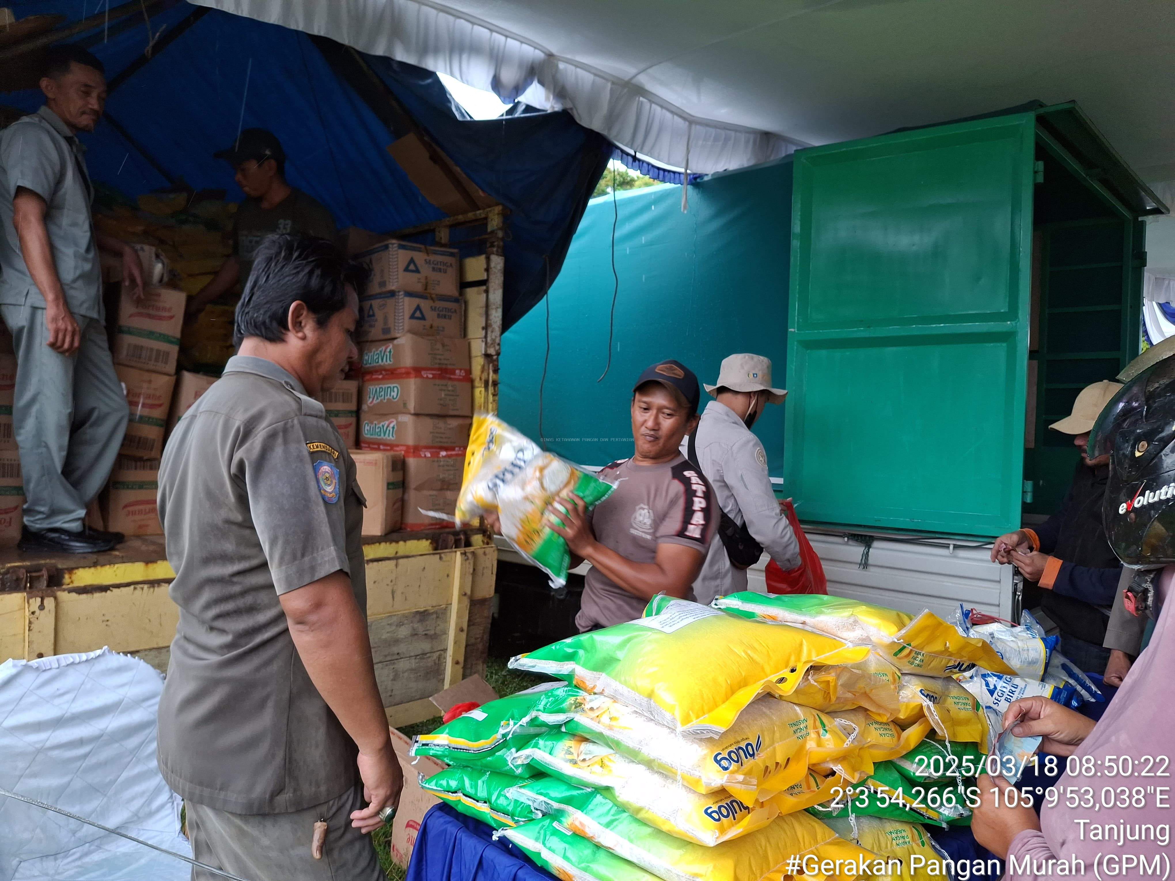 GERAKAN PANGAN MURAH (GPM) DALAM RANGKA STABILISASI PASOKAN DAN HARGA PANGAN MENJELANG IDUL FITRI 1446 H DI KABUPATEN BANGKA BARAT