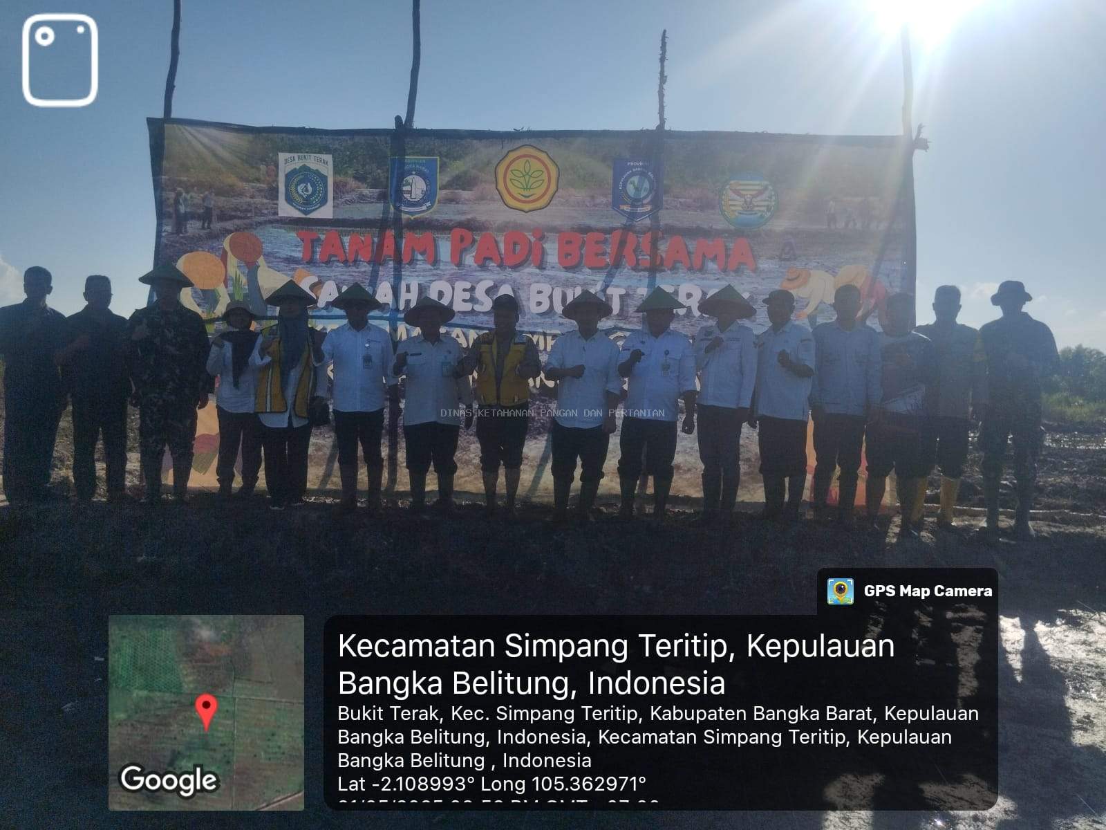Dukung Swasembada Pangan, Bangka Barat Gelar Aksi Tanam dan Penyerahan Benih Padi Unggul