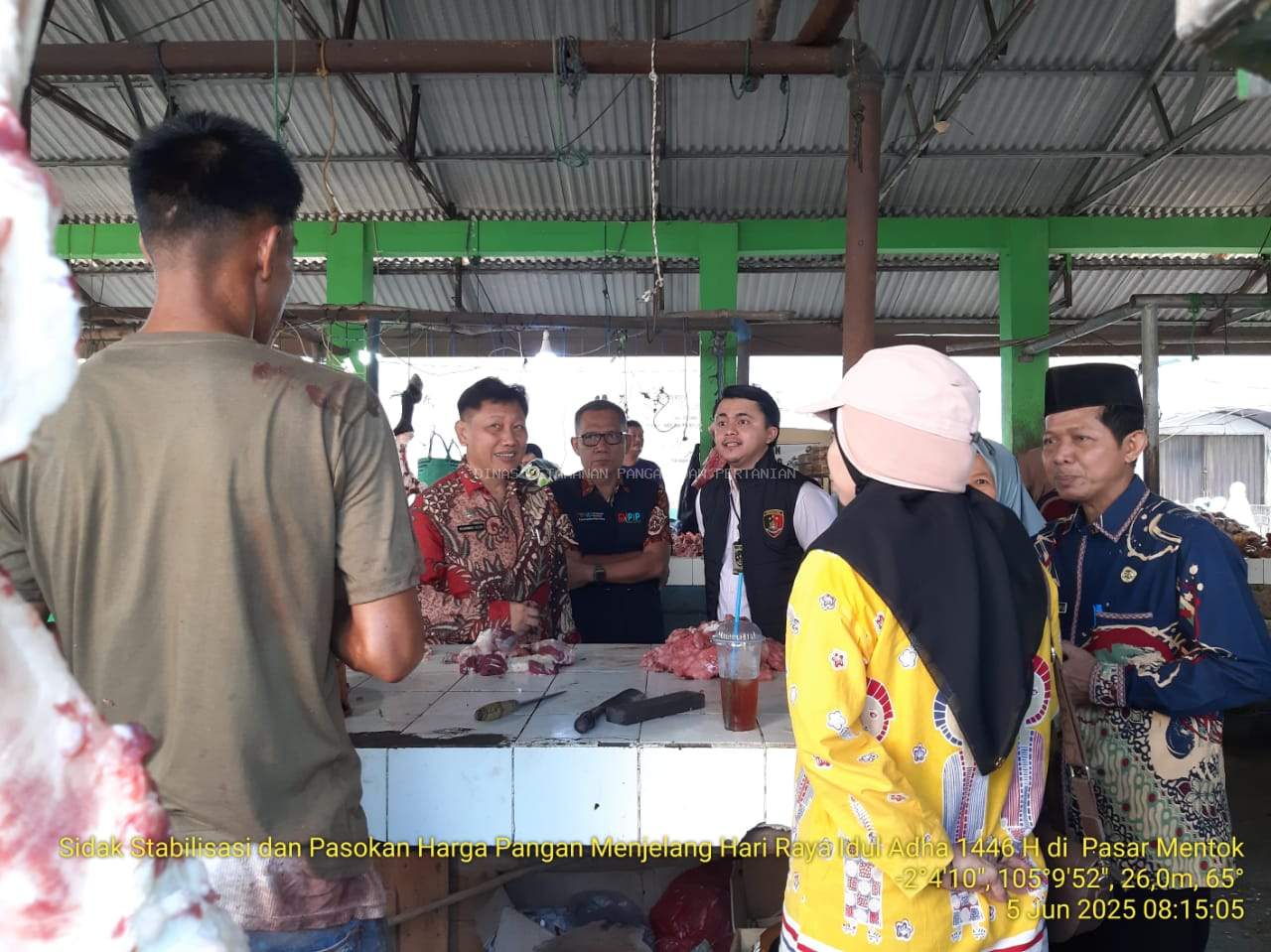 Pengawasan Stok, Harga, dan Keamanan Pangan Menjelang Idul Adha 1446 H di Kabupaten Bangka Barat